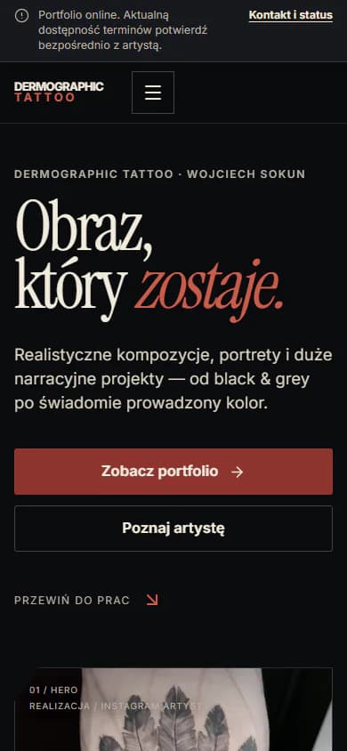 Dermographic Tattoo — widok mobilny